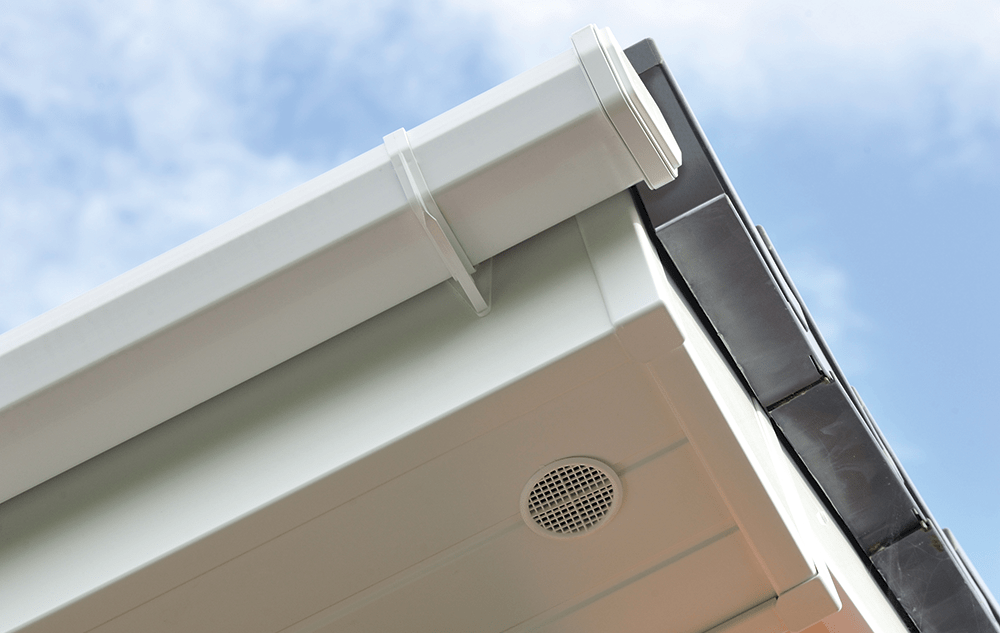 Roofline  Our Roofline offers a unique-colour match guarantee. All fascias, soffits and guttering fitted to any home will be same shade of the of the same colour